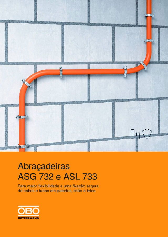Abraçadeiras ASG 732 e ASL 733 Obo Bettermann