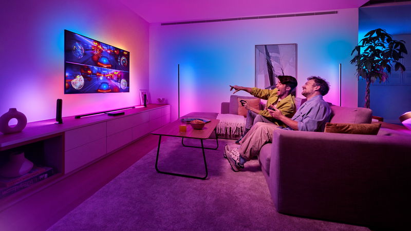 Philips Hue lança nova sincronização de luz para HDMI 2.1, novas luzes e integrações de segurança