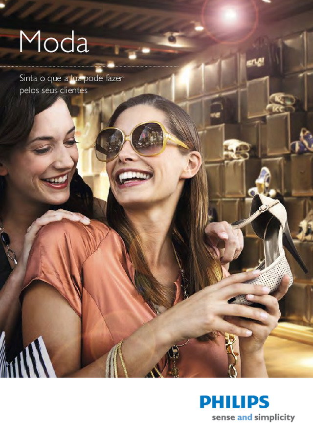 Moda - Sinta o que a luz pode fazer pelos seus clientes