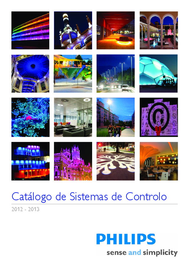 Catálogo técnico de Sistemas de Controlo de Iluminação