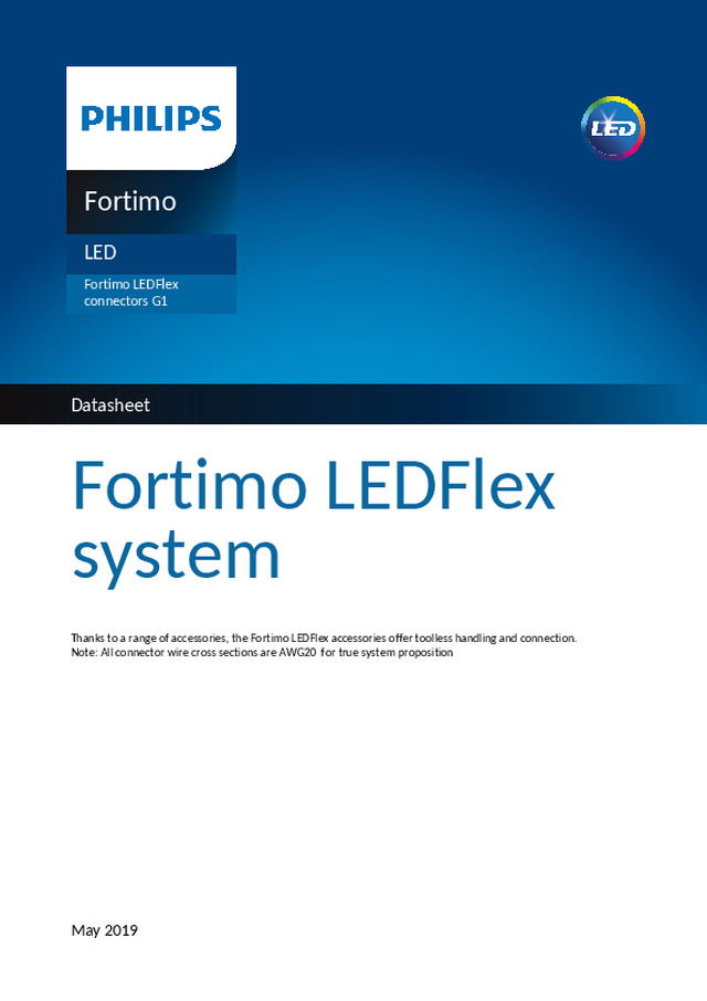 Fortimo LEDFlex connectors G1 Datasheet