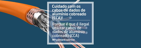 Cuidado com os cabos de dados de alumínio cobreado (CCA)!