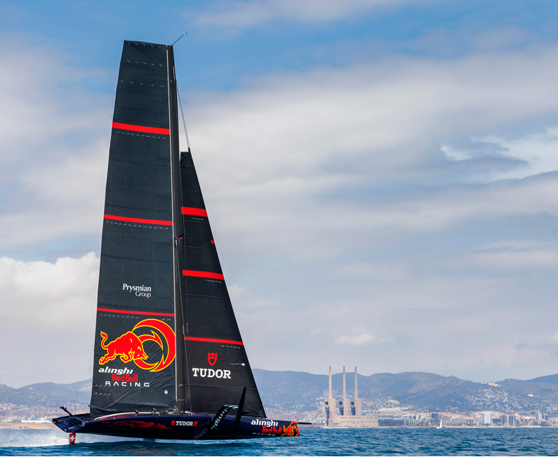 A Prysmian a bordo do Alinghi Red Bull Racing como "Patrocinadora Oficial" da 37.ª edição da Taça América