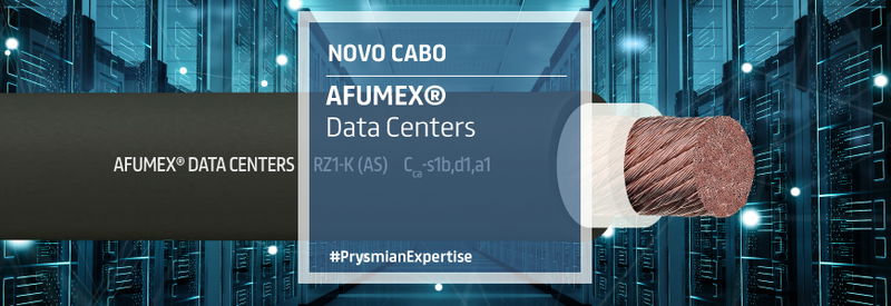 Novo cabo Afumex® RZ1-K concebido especialmente para Data Centers