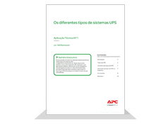 Caderno Técnico: Os diferentes tipos de sistemas UPS