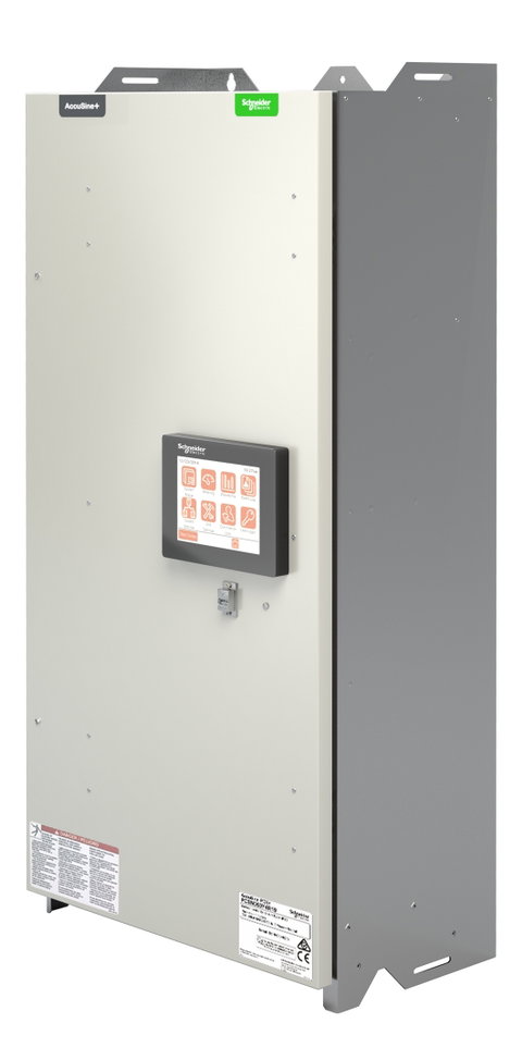 Schneider Electric lança filtro ativo de harmónicos AccuSine PCSn com o melhor rendimento da sua gama