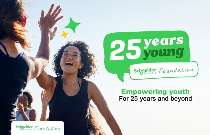 Schneider Electric Foundation completa 25 anos e lança campanha '25 Years Young’ em Portugal