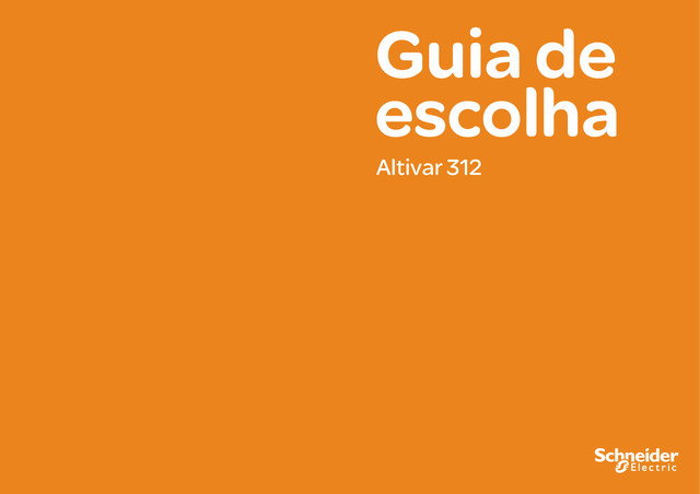 Guia de escolha Altivar 312