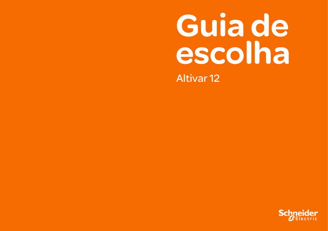 Guia de escolha Altivar 12
