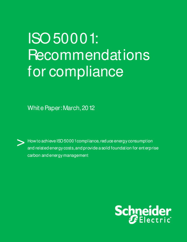 ISO 50001: Recomendações (EN)