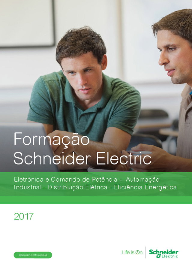Novo Catálogo do Centro de Formação Schneider Electric 2017