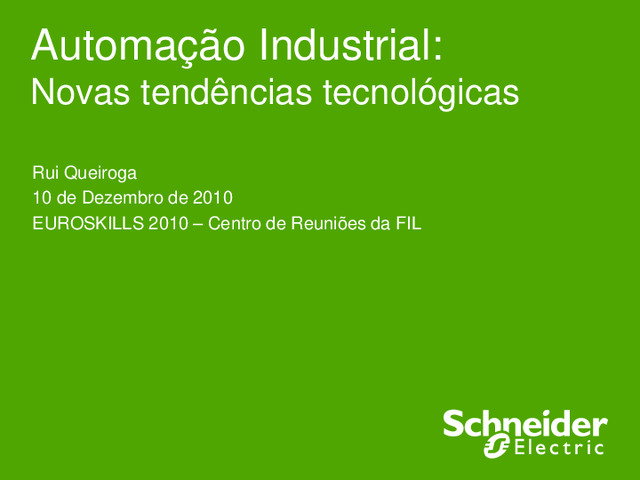 Automação Industrial: Novas tendências tecnológicas