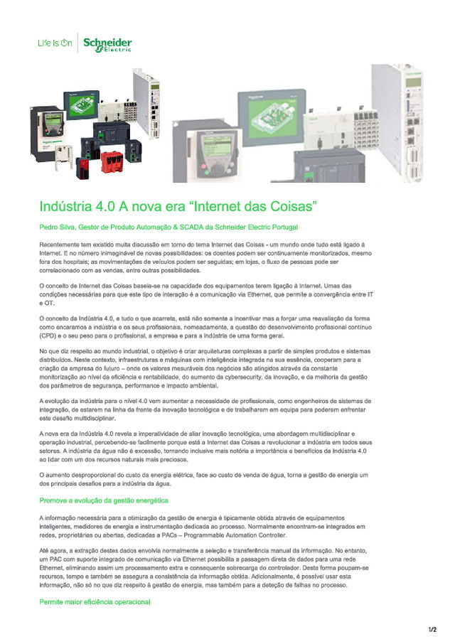 Indústria 4.0 — A nova era da "Internet das Coisas"