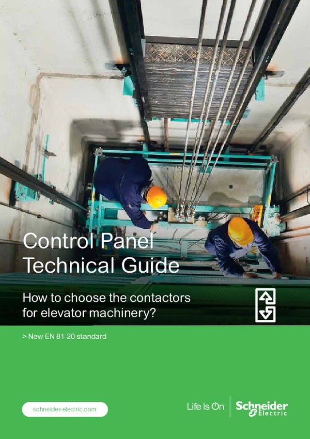 Guia técnico de aplicações para elevadores (EN)