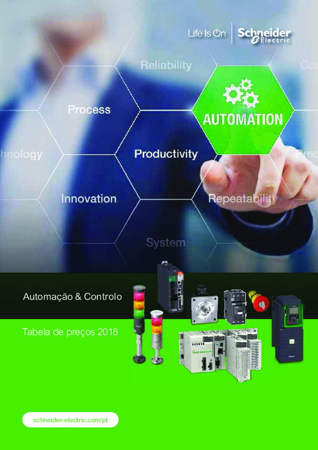 Catálogo Schneider Electric de Autimação e Controlo 2018-2019
