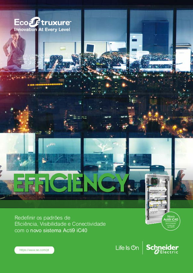 Novo sistema modular Acti9 iC40 de elevado desempenho para distribuição final