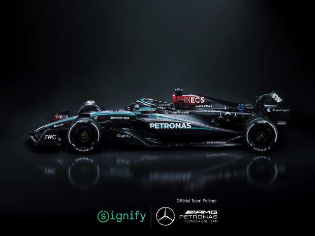 A Signify e a Mercedes-AMG PETRONAS F1 Team unem-se para impulsionar a inovação responsável dentro e fora do circuito