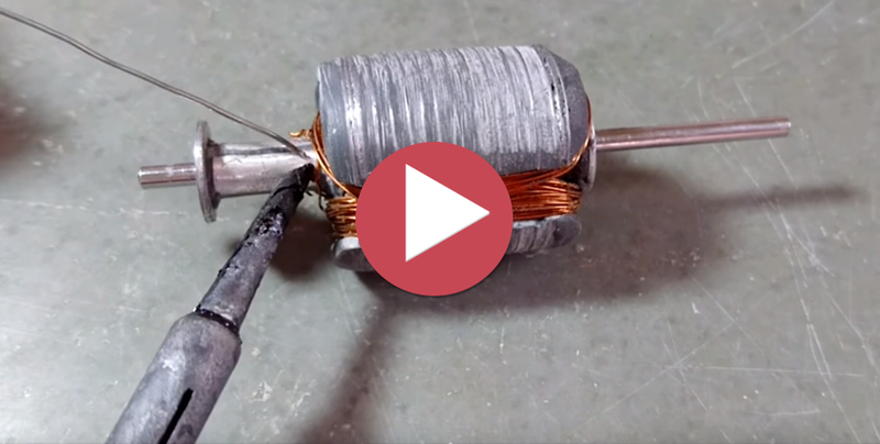 Construa o seu próprio motor eléctrico em casa