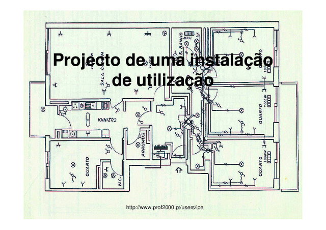 Projecto de uma instalação de utilização