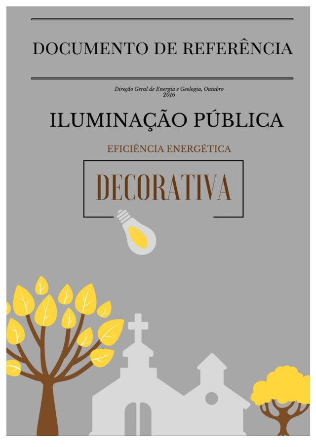 Directrizes de Eficiência Energética em Iluminação Pública — Decorativa