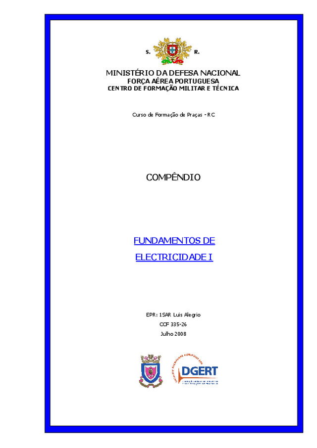 Fundamentos de Electricidade I — Manual de Corrente Contínua (DC)
