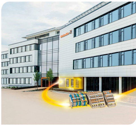 Réguas de bornes Weidmüller: Klippon® Connect AITB para instalação em edifícios