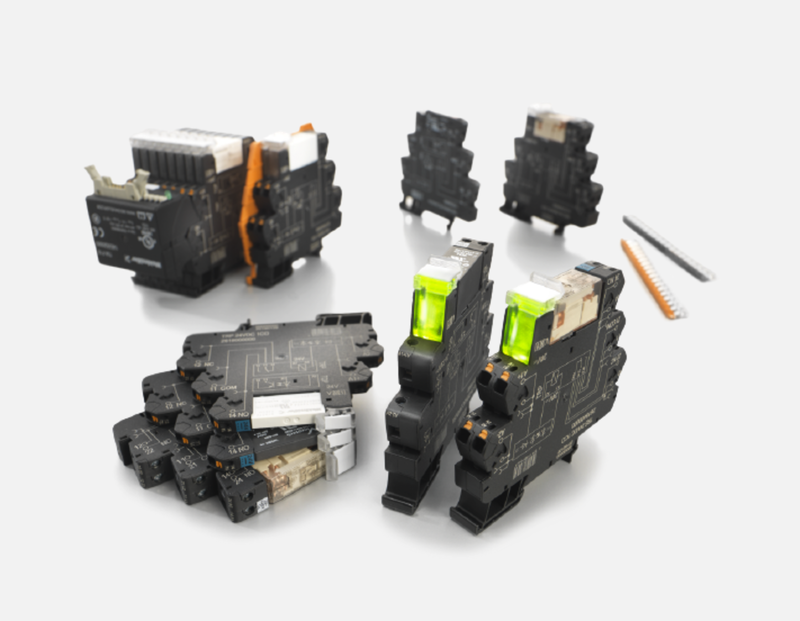 TERMSERIES: O Versátil - Relés modulares de 6 mm de largura com diversos acessórios