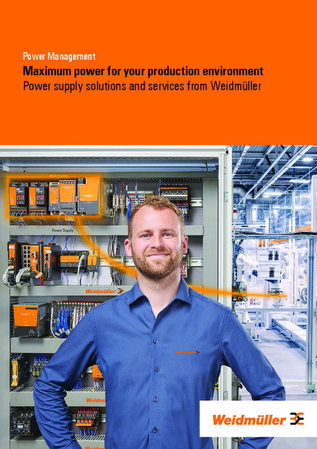 Power supply solutions and services from Weidmüller