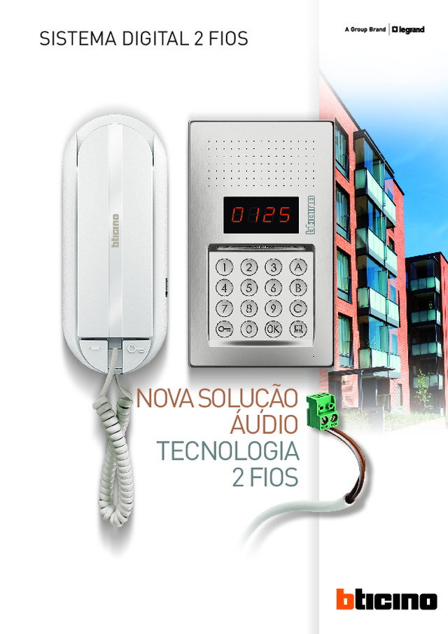 Catálogo Bticino | Sistema digital 2 fios