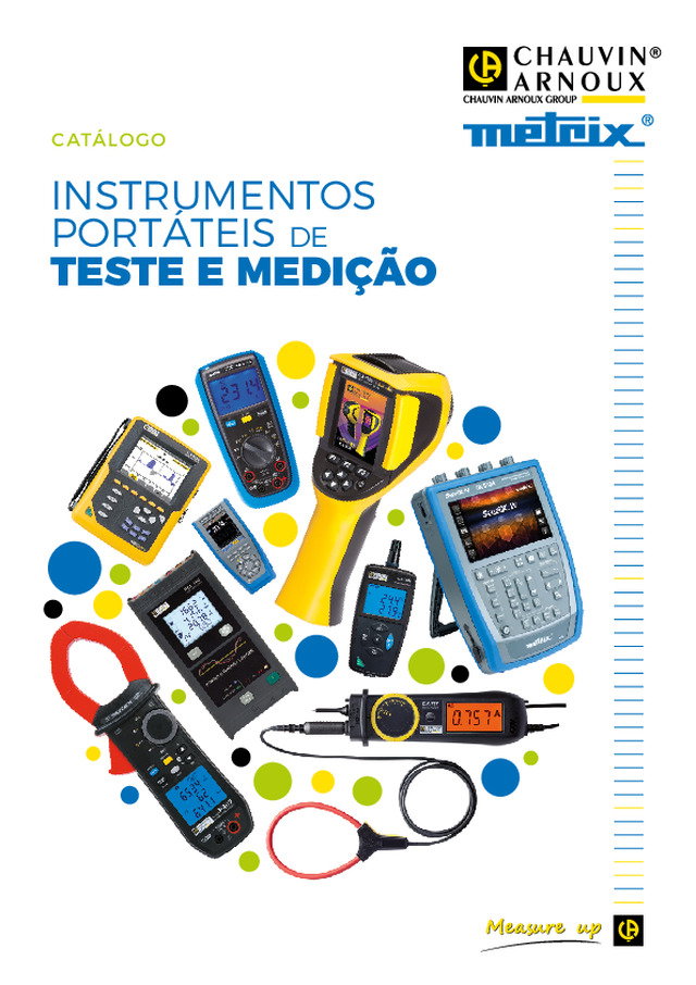 Catálogo Instrumentos portáteis de teste e medição