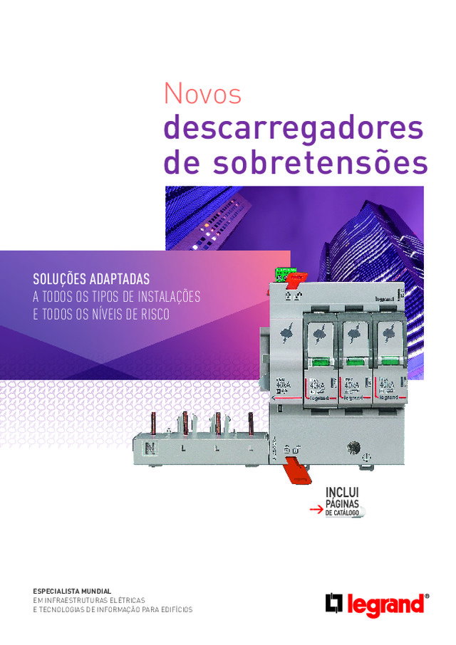 Novos Descarregadores de Sobretensões Legrand