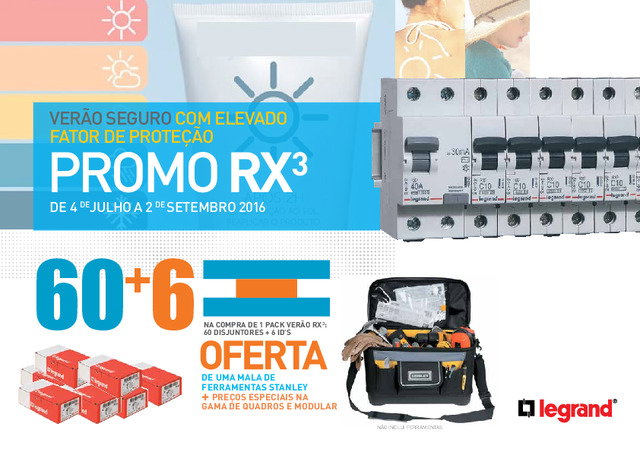 Campanha de Verão Legrand RX3