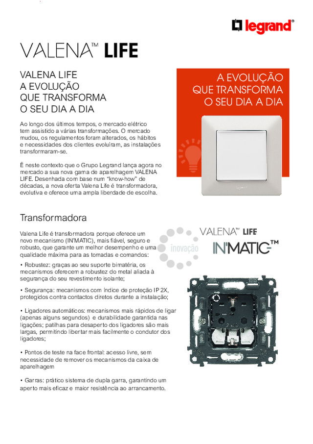VALENA LIFE a evolução que transforma o seu dia a dia