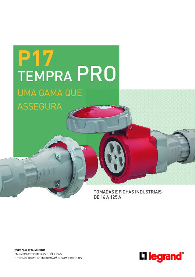 P17 TEMPRA PRO — Uma gama que assegura