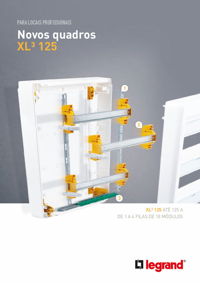 Catálogo de Quadros XL³ 125 da Legrand