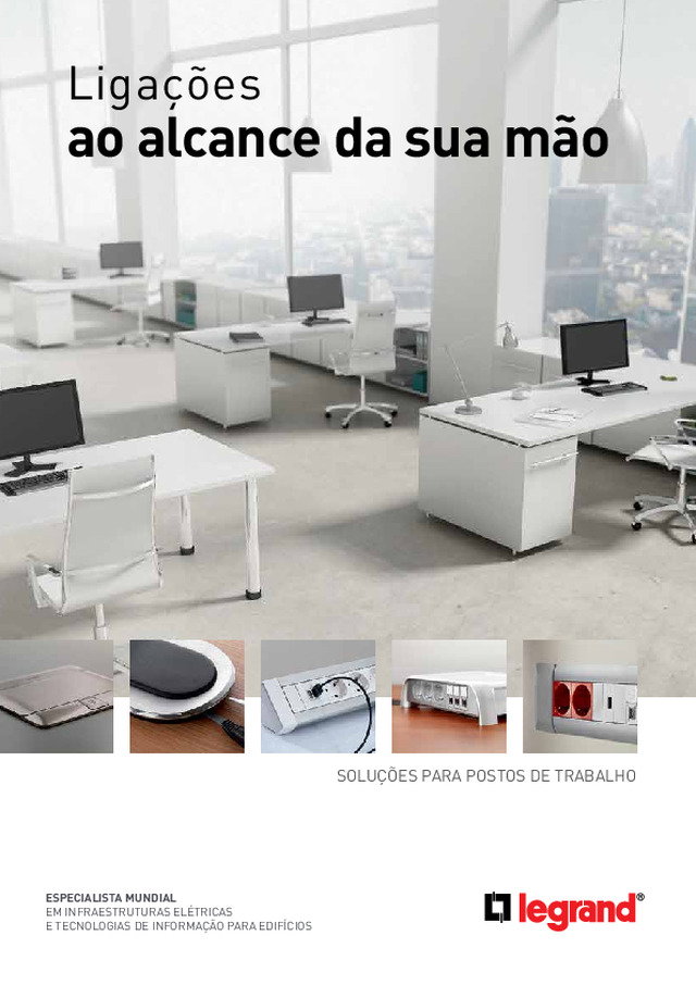 Soluções Legrand para postos de trabalho
