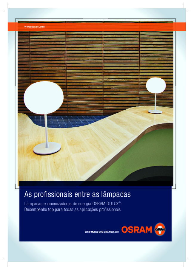 Lâmpadas economizadoras Osram