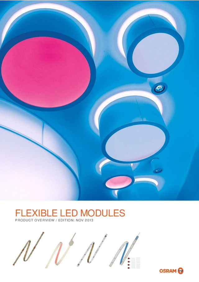 Módulos LED flexíveis