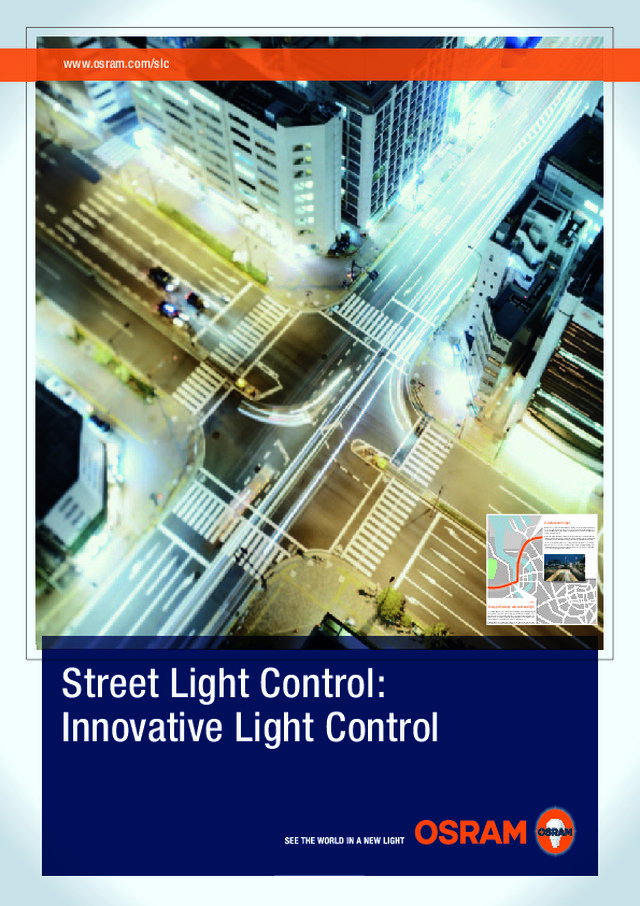 Street light control: Controlo de iluminação inovador (pdf em inglês)