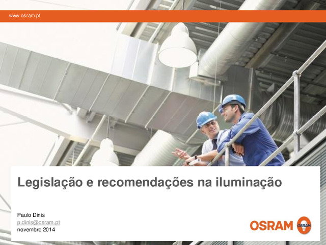 Legislação e recomendações na iluminação