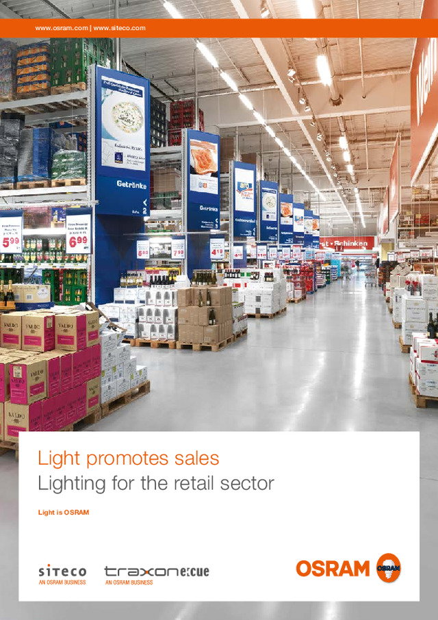 A luz promove as vendas | Soluções de iluminação para o retalho