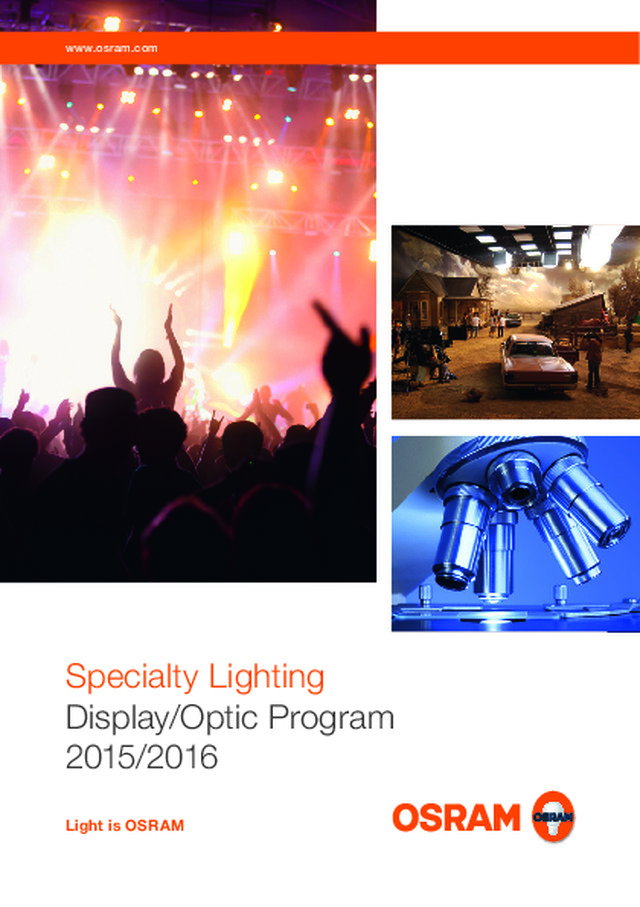 Programa de iluminação especializada 2016