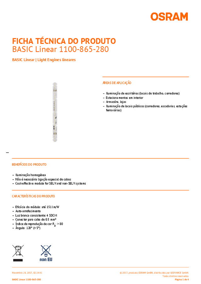 BASIC Linear — Light Engines lineares