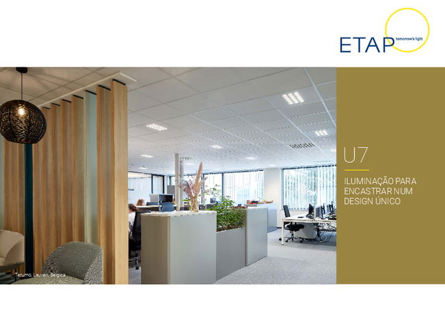 U7 - ILUMINAÇÃO PARA ENCASTRAR NUM DESIGN ÚNICO