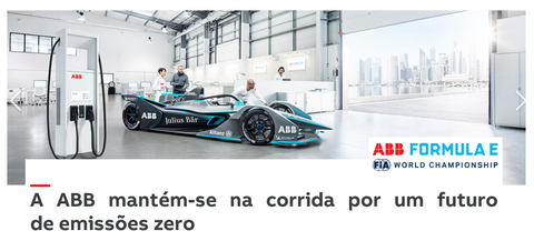A ABB mantém-se na corrida por um futuro de emissöes zero