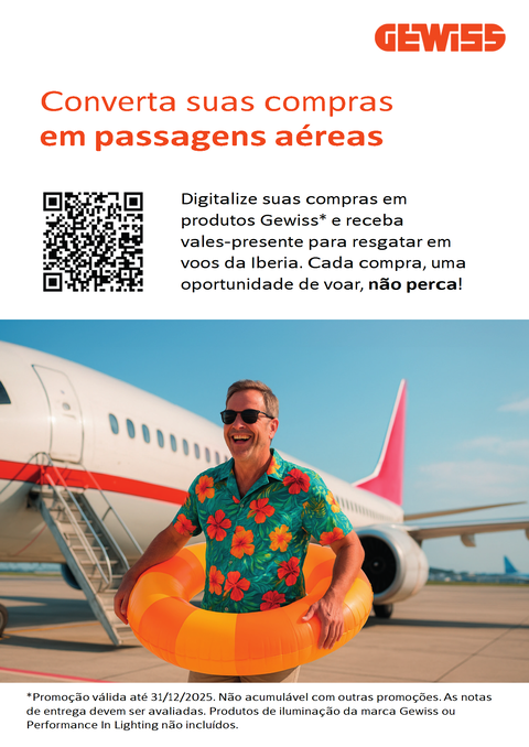 A Gewiss lança uma campanha que te leva longe