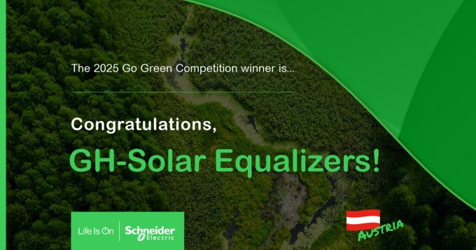 Schneider Electric anuncia vencedores globais da competição Go Green 2025