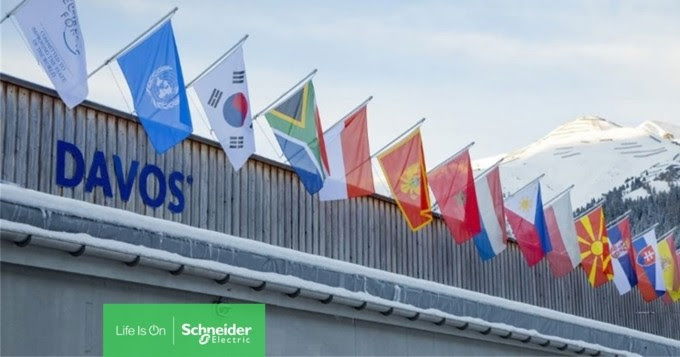Schneider Electric impulsiona tecnologia energética no Encontro Anual do Fórum Económico Mundial em Davos