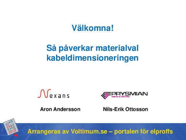 Kraft- och installationskabel