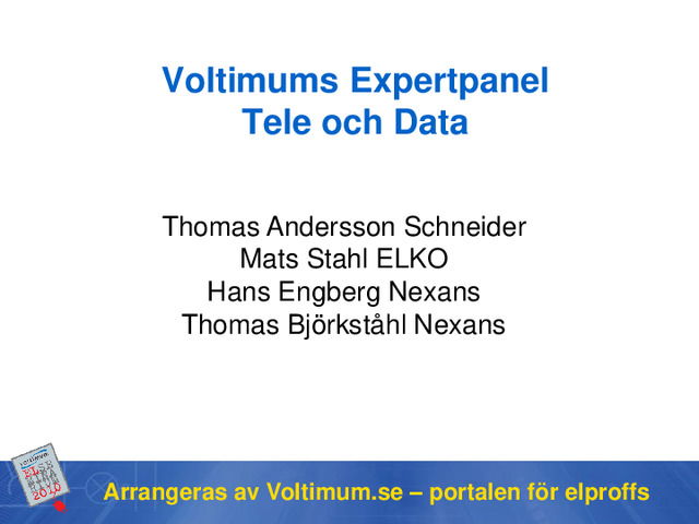 Tele och data ht 2010